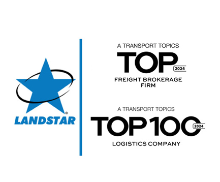 Landstar Ranks on Two Transport Topics Top 100 Lists for 2024