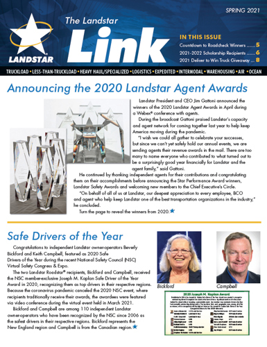The Landstar Link, Spring 2021