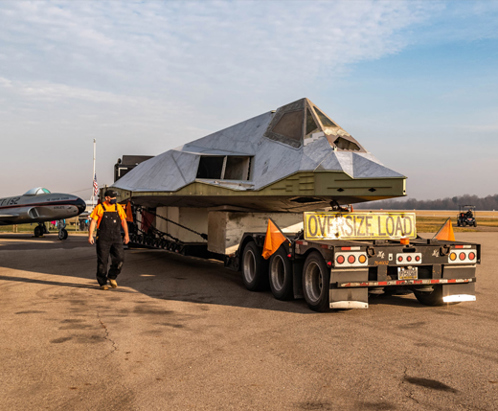 The first operational Lockheed F-117 Nighthawk released for public display east of the Rockies