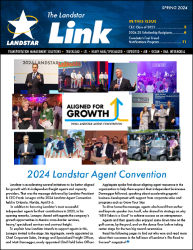 The Spring 2024 issue of The Landstar Link is now available.
