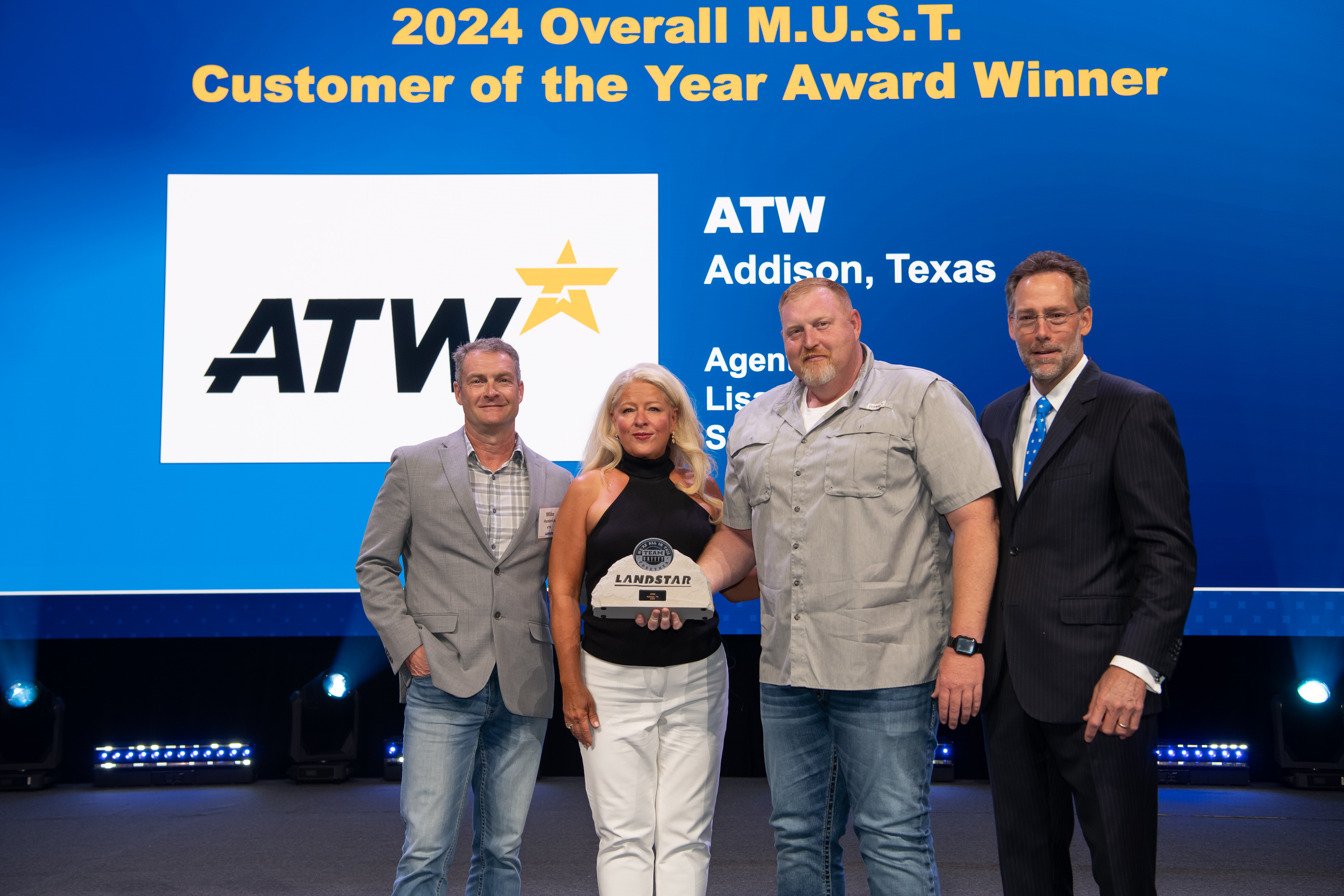 ATW receives the Overall M.U.S.T. Customer of the Year Award
