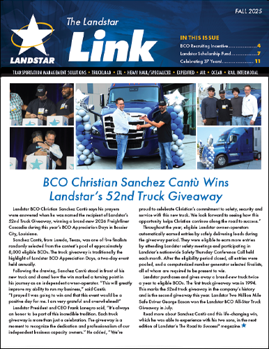 The Landstar Link, Fall 2025 Newsletter