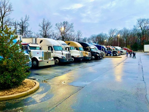 Photo of trucks parked at BCO Appreciation Days