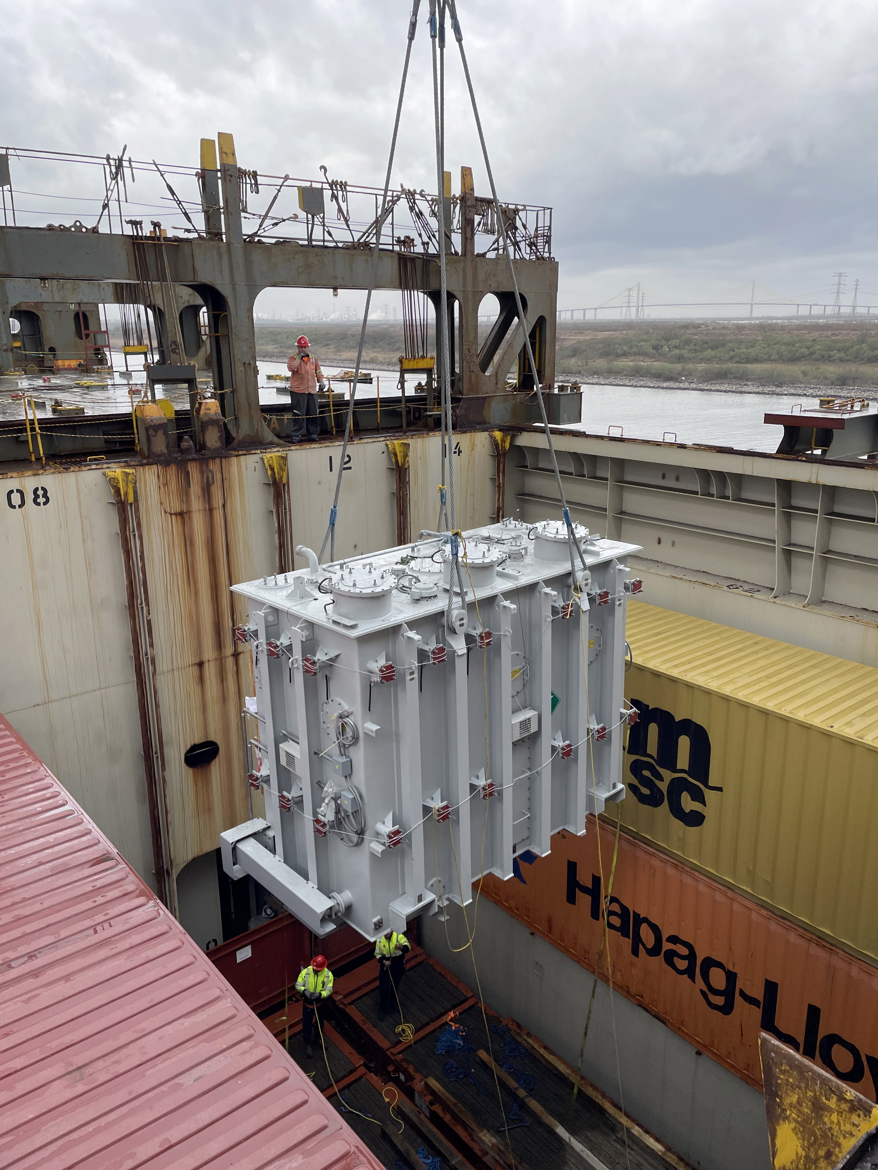 Fleming Electric Transformer on Cargo Ship