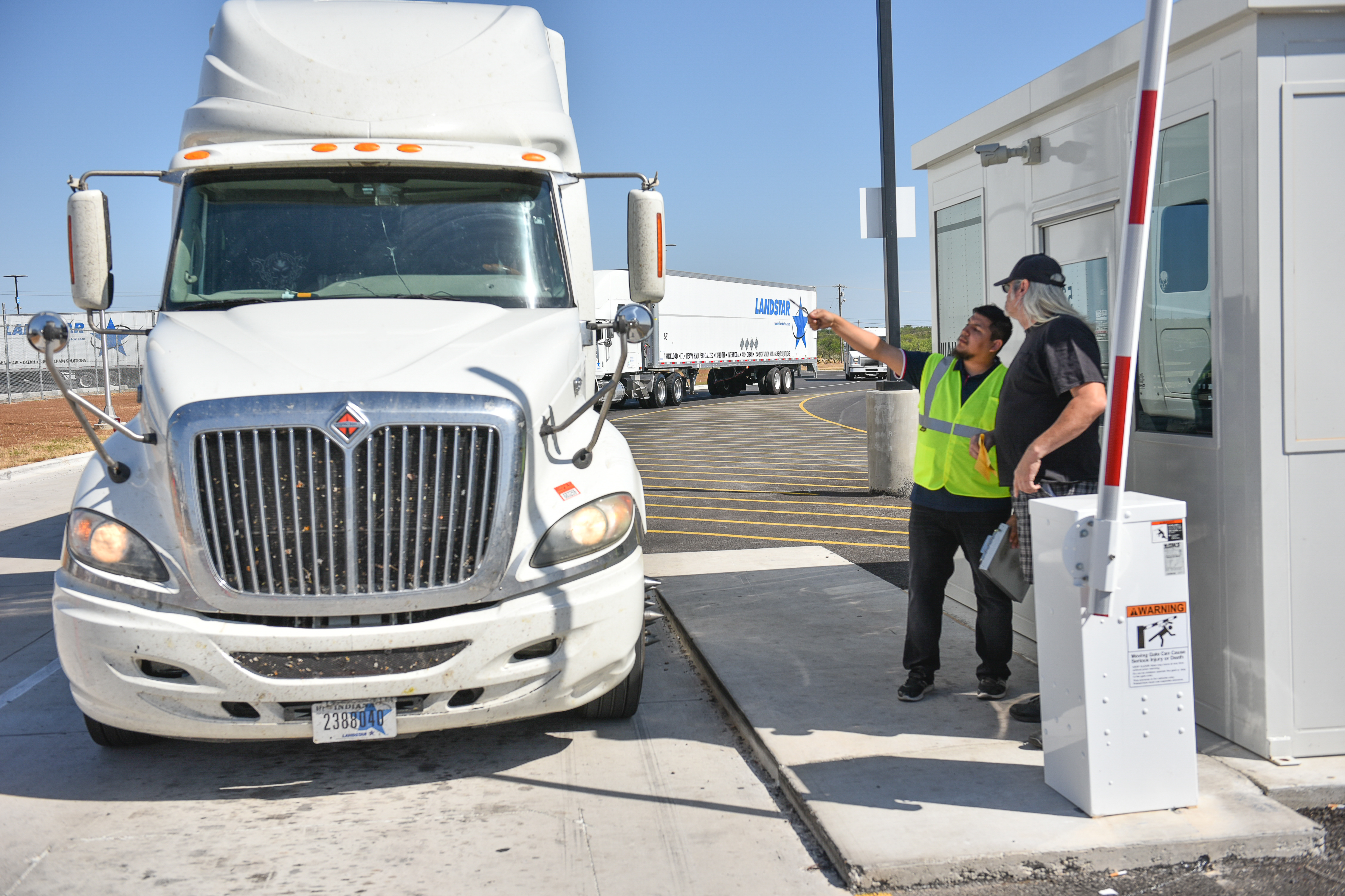 Security at Landstar Laredo facility 